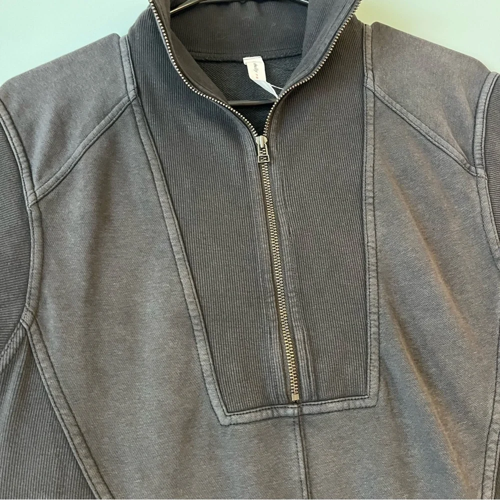 Anthropologie Daily Practice Meru zip front mini dress size XSP - Picture 3 of 10